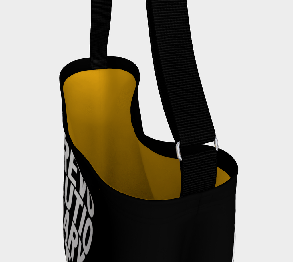 Black Lit Tote Bag